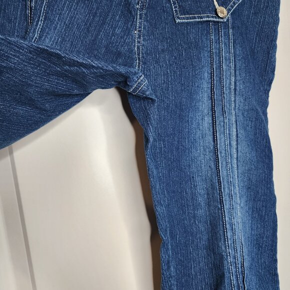 Y2k vintage indulgence mid rise denim Capri pants size 10 - Picture 4 of 8